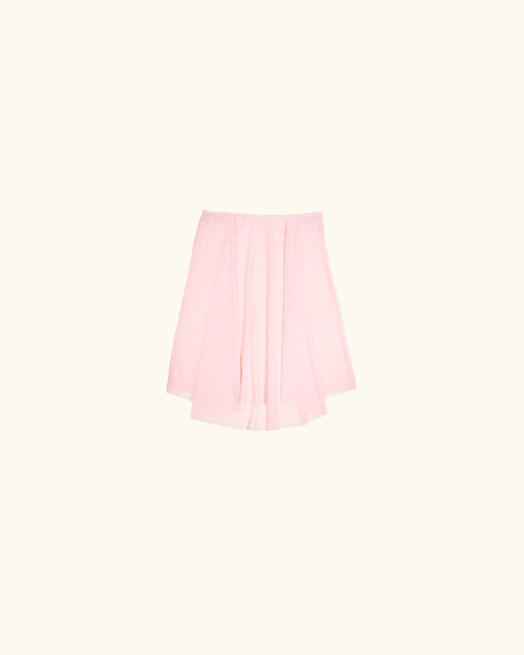 Pink ballet skirt on a light beige background